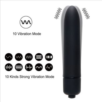Ten-frequency multi-frequency vibrating pointed frosted bullet silent waterproof powerful vibrator accessories vibrating egg