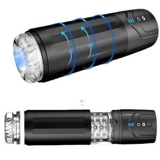 Automatic male masturbation cup with rotating suction, root bath, water bath, invisible molding, electric cup, telescopic cup