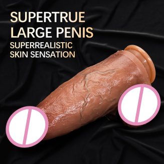 New simulated double-layer fully automatic dildo toy, masturbation stick, extra large size for female use.